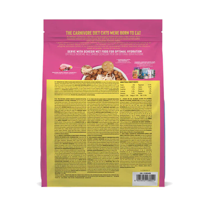 Schesir Born Carnivore Kitten Pollo con Uovo 255gr