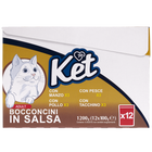 Ket Cat Adult Bocconcini in salsa Multipack 100grx12 pz