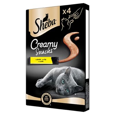 Sheba Creamy Cat Snack Pollo 4 x 12 gr
