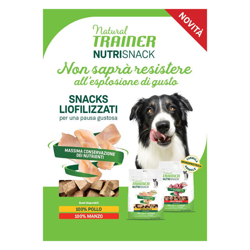 Natural Trainer Freeze Dried Nutrisnack Med&Max Pollo 50gr - Scad. Dicembre 25