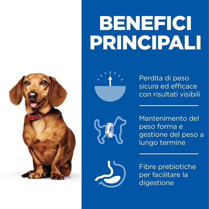 Hill's Science Plan Dog Perfect Weight Small & Mini Adult con Pollo 1,5 kg
