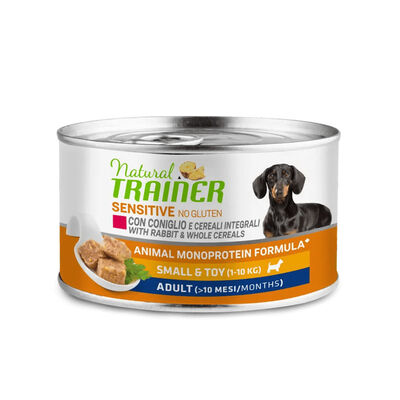 Natural trainer Dog Adult Small&Toy No Gluten Coniglio 150gr