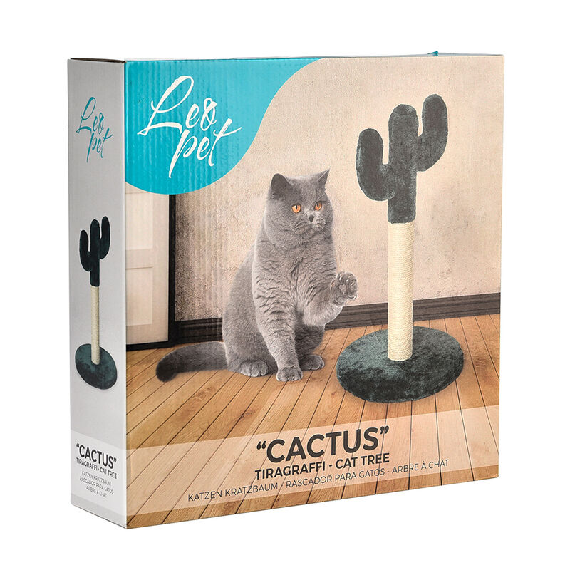 Leo Pet Tiragraffi Cactus 30x30x50 Verde