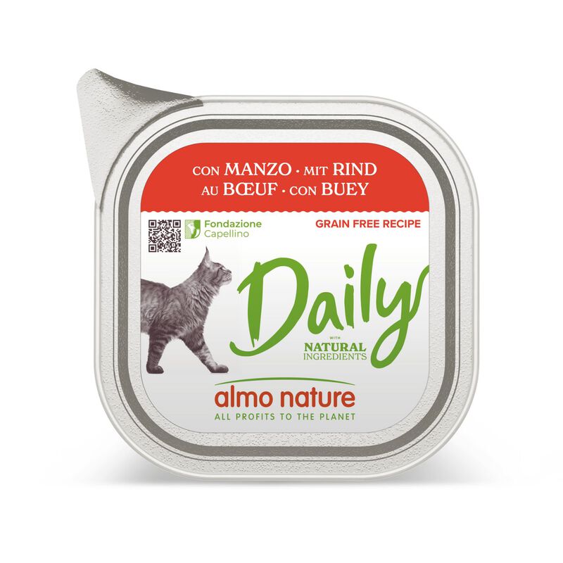 Almo Nature Daily Cat Adult Manzo 100g Almo Nature Daily Cat Adult Manzo 100g