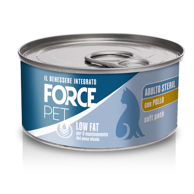 Forcepet Cat Adult Steril Low Fat soft pat&egrave; con pollo 85gr