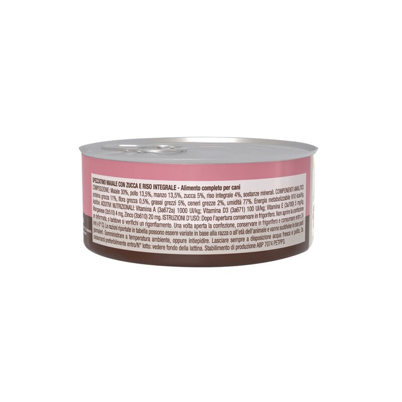O-life Spezzatino Maiale con zucca per Cani Adulti 85gr