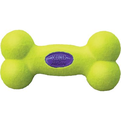 Kong AirDog Osso Sonoro per cani Tg L Giallo