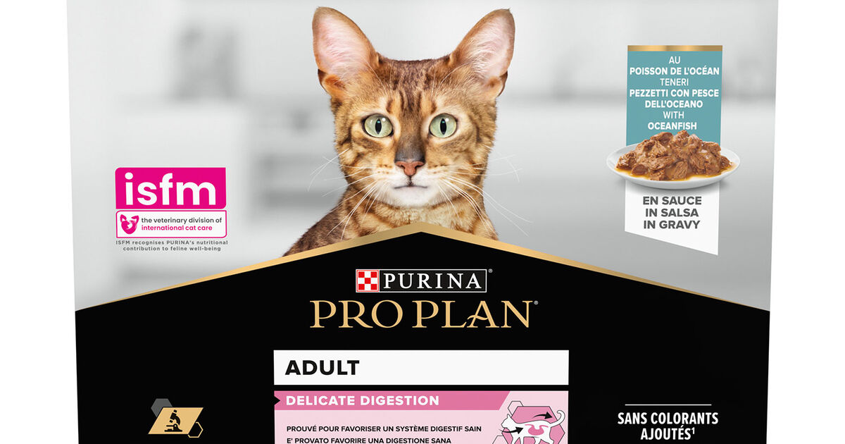 Purina Pro Plan Delicate Digestion Per Gatti - Cibo Umido In Salsa Al Tacchino, 26 Bustine Da 85g