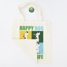 Shopper in tessuto Happy Dog Happy Life