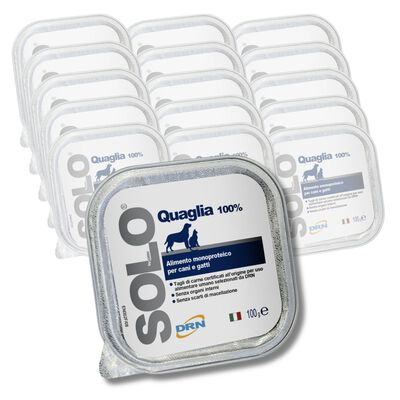 DRN Solo per Cane e Gatto Quaglia 100 gr