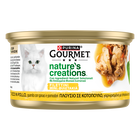 Gourmet Nature's Creations Cat Adult Ricco in Pollo con spinaci e pomodori 85 gr