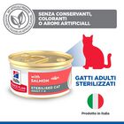 Hill's Science Plan Sterilised Adult Mousse per gatti sterilizzati con Salmone 85 gr
