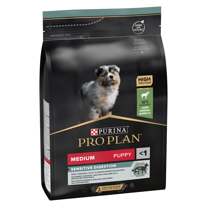 Purina Pro Plan Dog Puppy Medium Sensitive Digestion Agnello 3 kg
