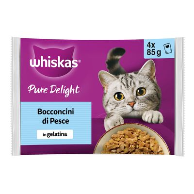 Whiskas Cat Bocconcini di Pesce in Jelly 4 pz x 85 gr