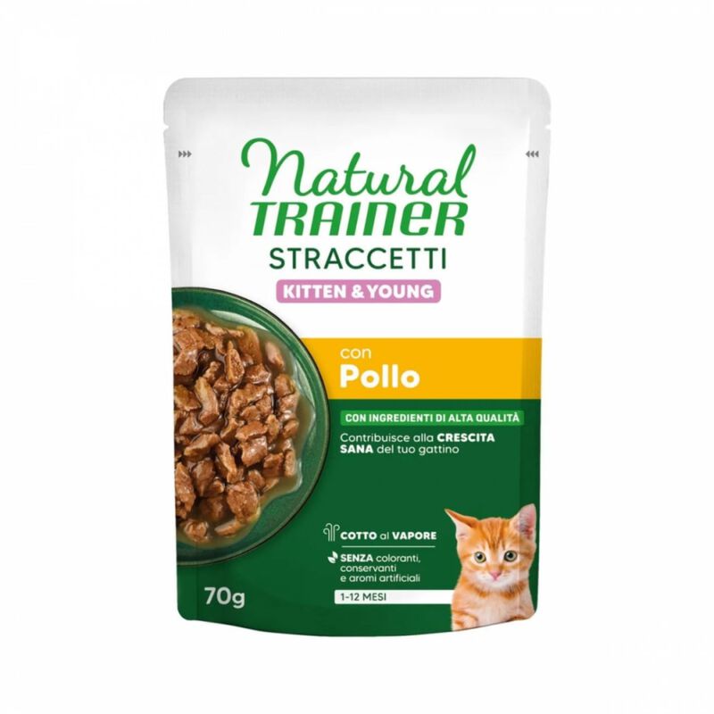 Natural Trainer Kitten&Young Pollo 70 gr
