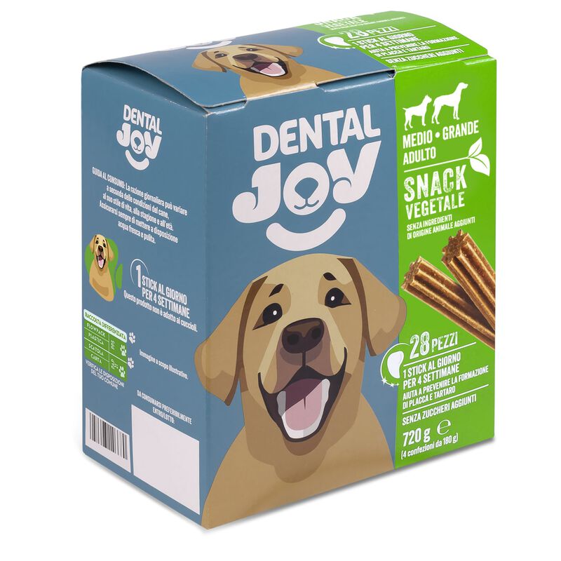 Dentaljoy Dog Adult Medium&large Snack vegetale Multipack 28pz