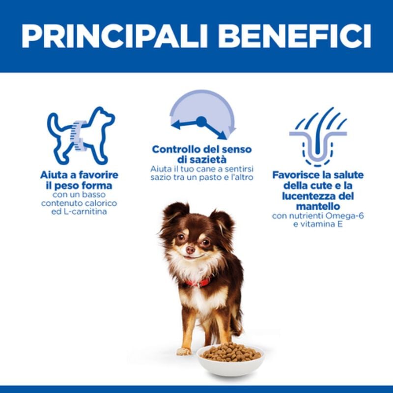 Hill's Science Plan Dog Light Small & Mini Adult al Pollo 1,5 kg