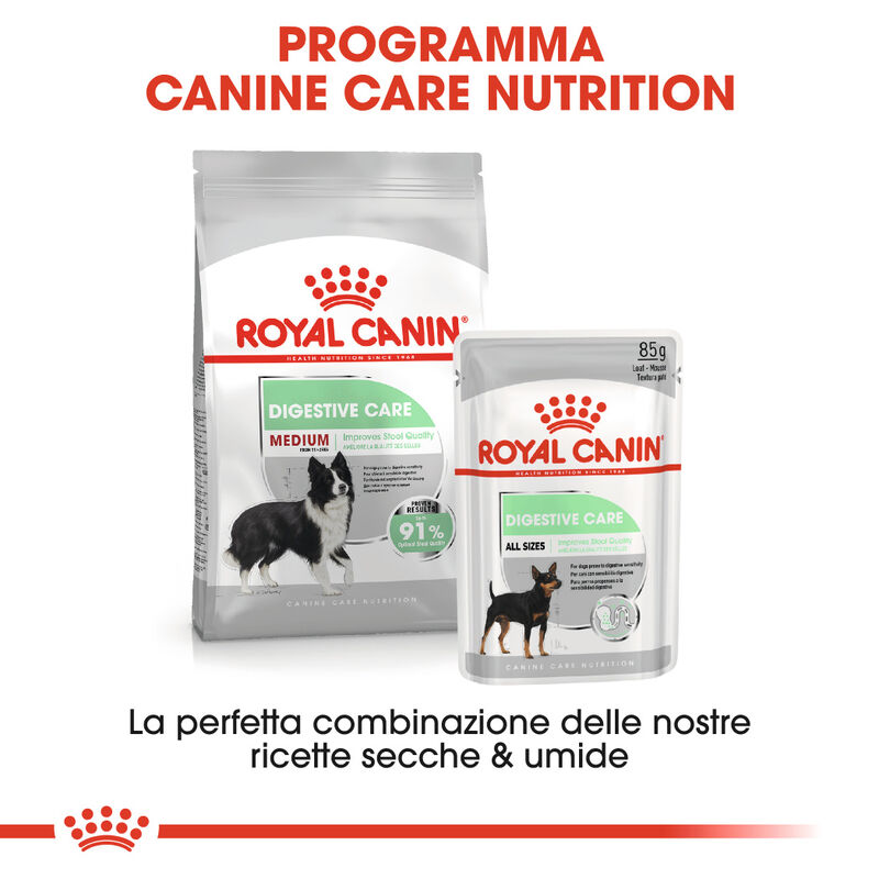 Royal Canin Dog Adult e Senior Medium Digestive Care 3 kg - Scad. Febbraio 2026