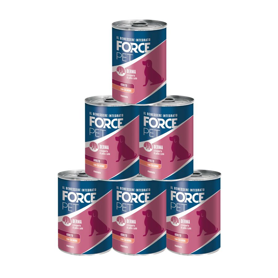 Forcepet Dog Adult Derma macinato con salmone 400gr