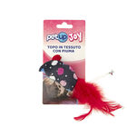 Petup Joy Topino in Tessuto con Piuma 8 cm