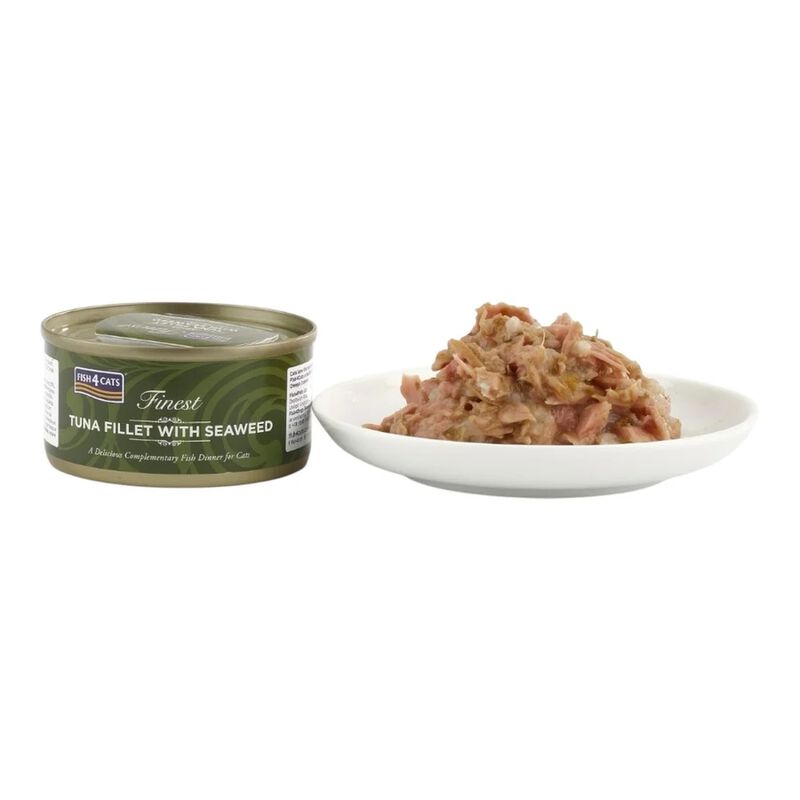 Fish4Cats Finest Cibo Umido per gatti Tonno e Alghe 70 gr