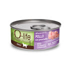 O-life Cat Adult Sfilaccetti Pollo con Prosciutto 70 gr