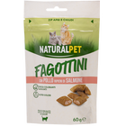 Naturalpet Snack Fagottini con Pollo ripieni di Salmone 60 gr