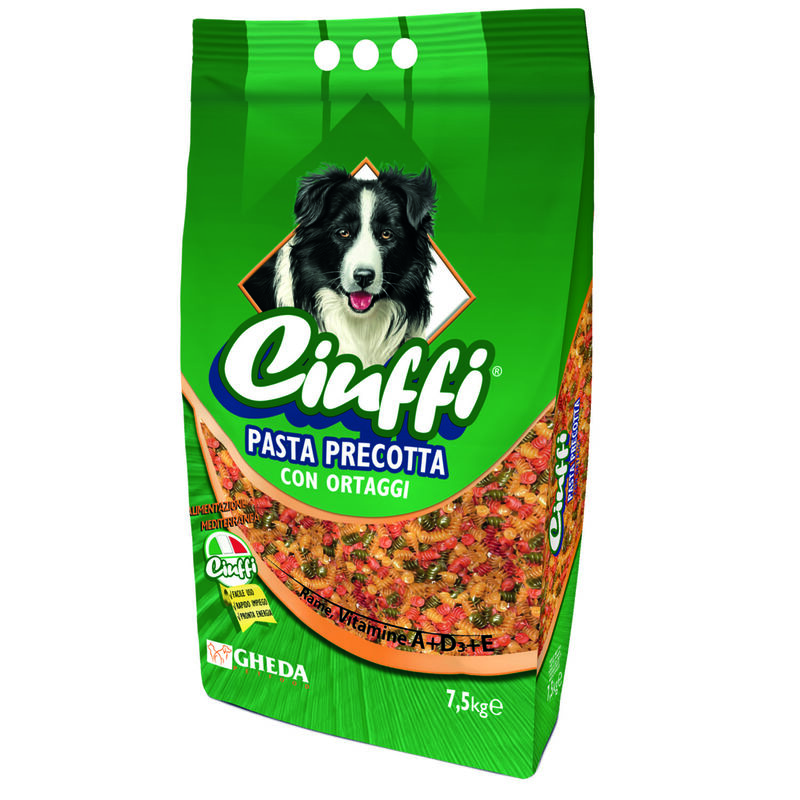 Ciuffi Pasta precotta con ortaggi 7,5 kg