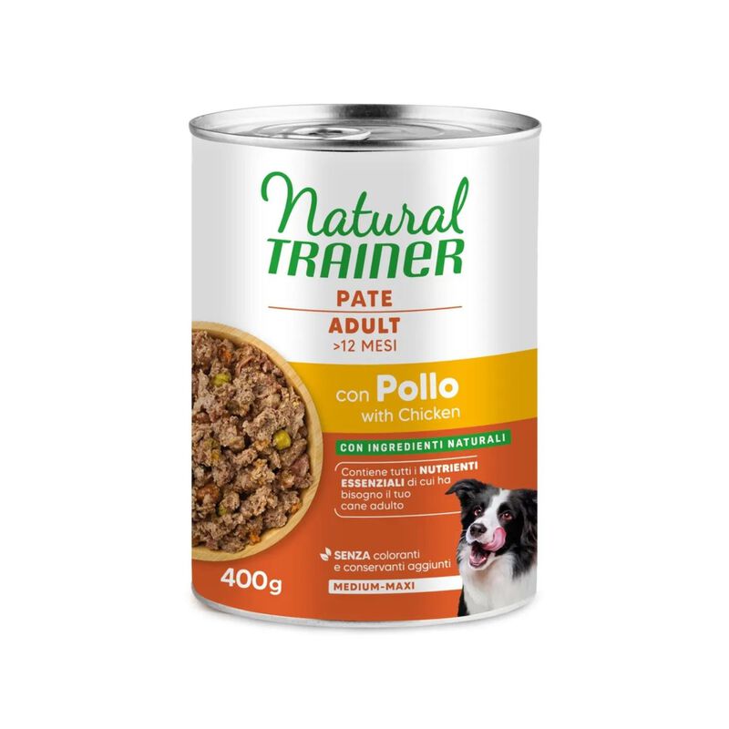 Natural Trainer Dog Medium/Maxi al Pollo 400 gr