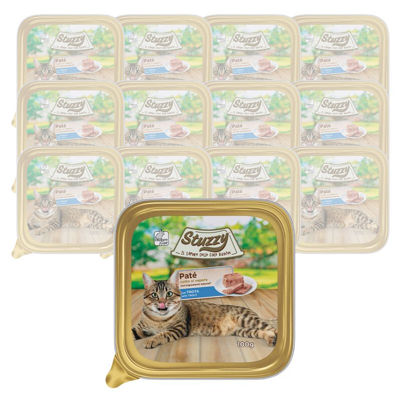 Stuzzy Cat Pat&eacute; con Trota 100 gr