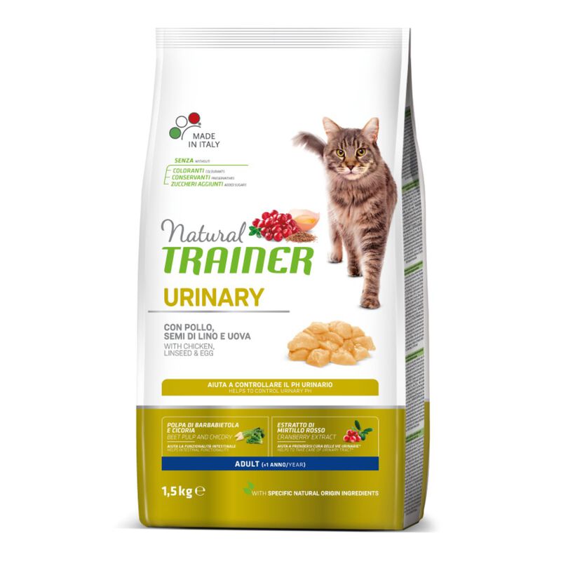 Natural Trainer Cat Urinary al Pollo 1,5 kg