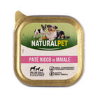 Naturalpet Dog Adult Patè ricco in Maiale 150 gr