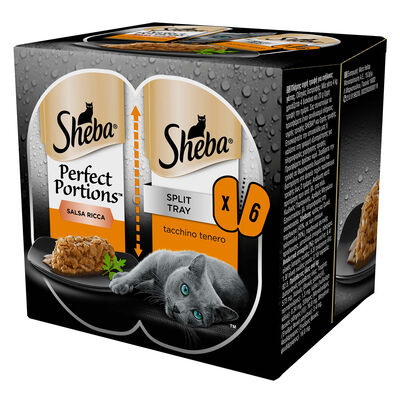 Sheba Cat Adult Perfect Portions al Tacchino 6x37,5g
