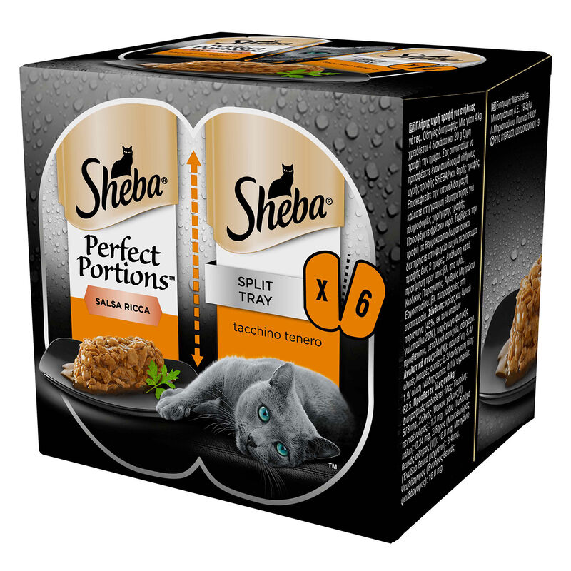 Sheba Cat Adult Perfect Portions al Tacchino 6x37,5g
