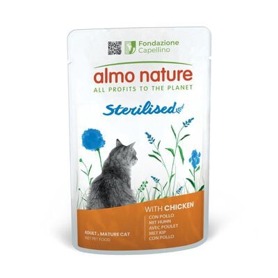 Almo Nature Cat Adult Sterilised con Pollo 70 gr