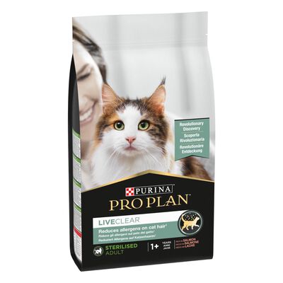 Purina Pro Plan LiveClear Cat Adult Sterilized ricco in Salmone 1,4 kg