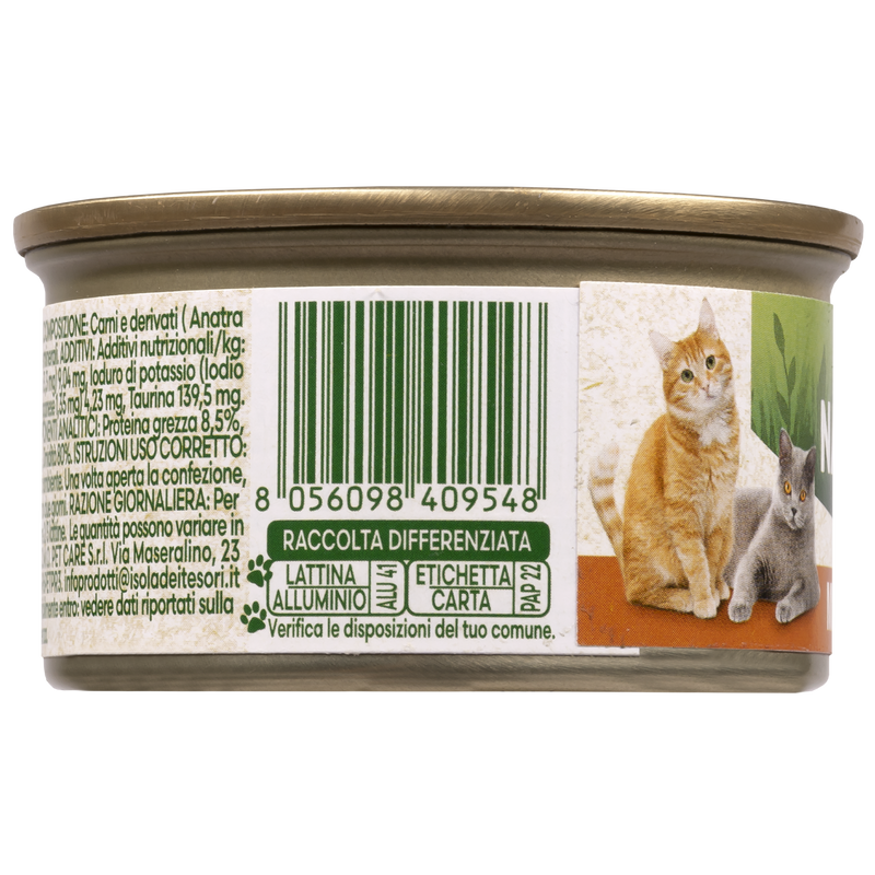 Naturalpet Cat Adult Mousse con Anatra 85 gr