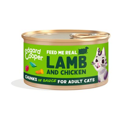 Edgard & Cooper Bocconcini in Salsa Agnello e Pollo 85 gr