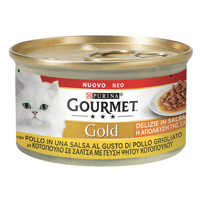 Gourmet Gold Cat Adult Delizie in Salsa Pollo 85 gr
