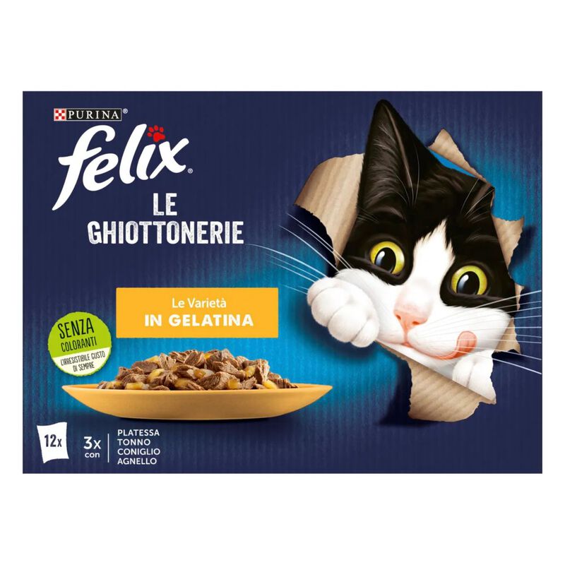 Felix Le Ghiottonerie Cat Le Variet&agrave; 12 x 85 gr