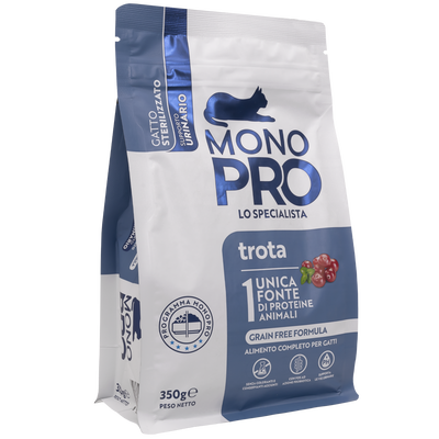 Monopro Cat Sterilised Trota 350gr