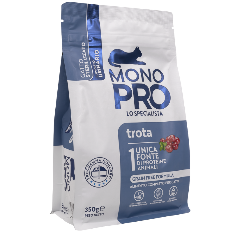 Monopro Cat Sterilised Trota 350gr
