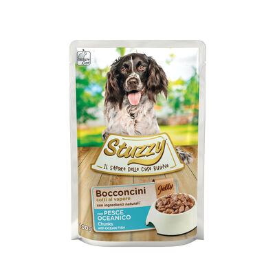 Stuzzy Dog  Bocconcini con Pesce Oceanico in Gelatina 100 gr