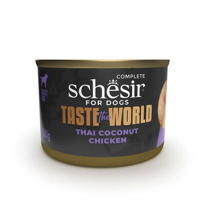 Schesir Taste the World Dog Adult Pollo Thai coconut in brodo 150gr