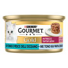 Gourmet Gold Cat Adult Intrecci di Gusto Tonno & Pesce dell'Oceano 85 gr