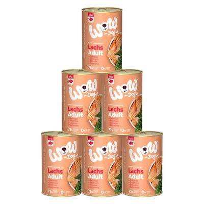 Wow Dog Adult Salmone con Dente di Leone e Ortica 400 gr