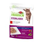 Natural Trainer Cat Sterilised con Manzo 85 gr