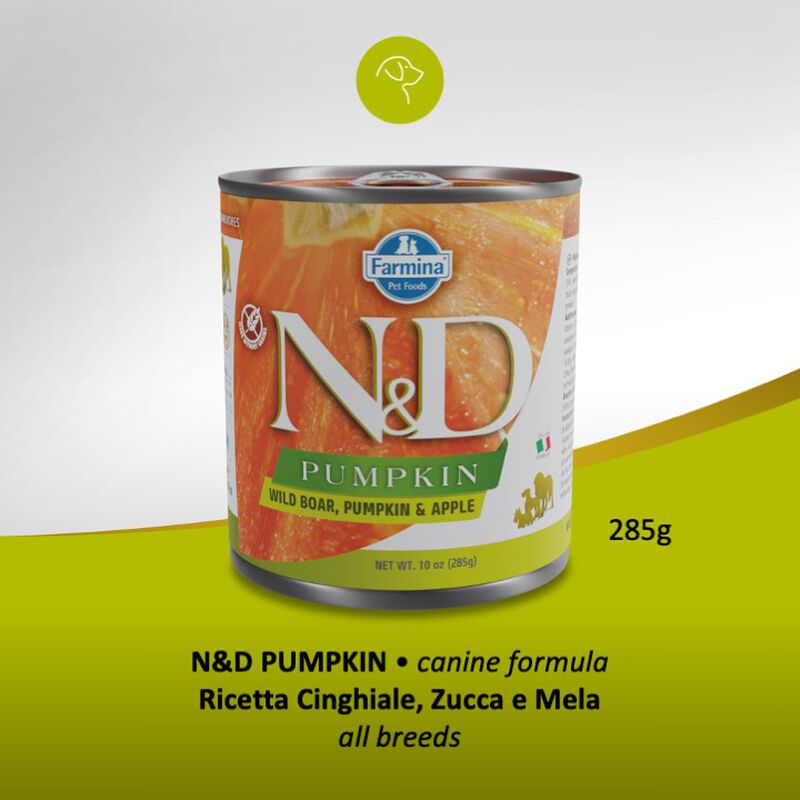 Farmina N&D Pumpkin Dog Adult Cinghiale e Mela 285 gr