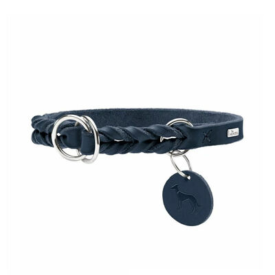 Hunter Collare da addestramento Solid Education L-XL Blu