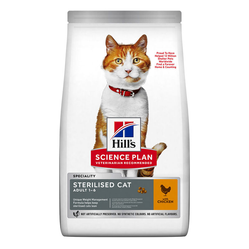 Hill's Science Plan Cat Adult Sterilised al Pollo 300 gr